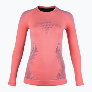 Moteriški termoaktyvūs marškinėliai UYN Evolutyon UW Shirt strawberry/ pink/ turquoise