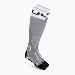 Moteriškos slidinėjimo kojinės Uyn Ski One Merino Socks grey melange/white