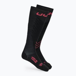 Vyriškos slidinėjimo kojinės UYN Ski One Comfort Fit black/pink
