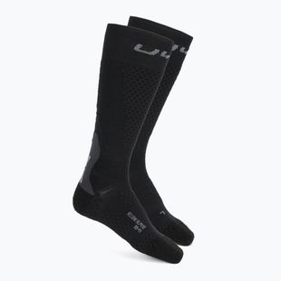 Vyriškos slidinėjimo kojinės UYN Ski One Alpine Merino black/grey