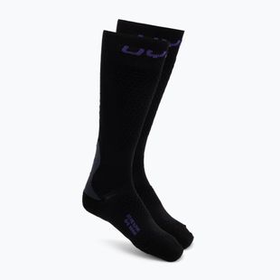 Moteriškos slidinėjimo kojinės UYN Ski One Alpine Merino Socks black/violet