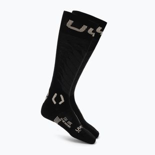 Moteriškos slidinėjimo kojinės Uyn Ski One Merino Socks black/beige