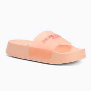 Moteriškos šlepetės U.S. Polo Assn. AMAMI009A samon/pink/white