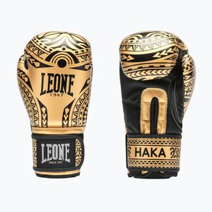 Bokso pirštinės LEONE 1947 Haka black/gold