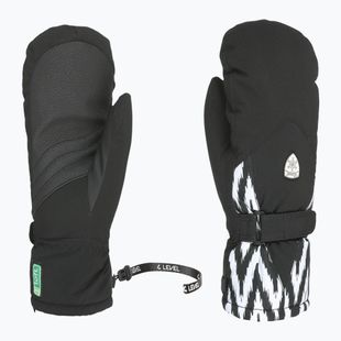 Moteriškos slidinėjimo pirštinės Level Hero Mitt black/white
