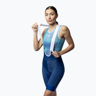 Moteriški dviračių šortai Alé Magic Colour Bibshorts blue