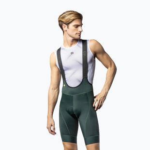 Vyriški dviračių šortai Alé Magic Colour Bibshorts forest green