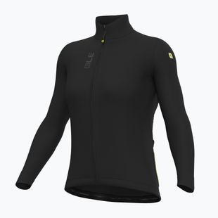 Moteriškas dviračių džemperis Alé Fondo 3.0 LS Jersey nero/black