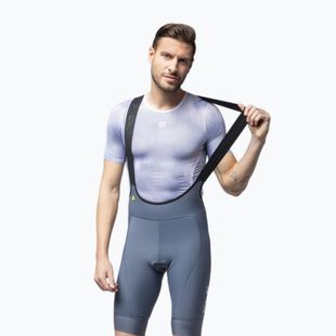 Vyriški dviračių šortai Alé Magic Colour Bibshorts steel