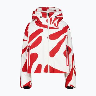Moteriška slidinėjimo striukė CMP Fix Hood red/b.co gesso