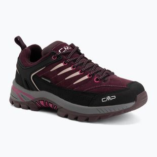 Vaikiški žygio batai CMP Rigel 2.0 Low Waterproof black berry/amaranto