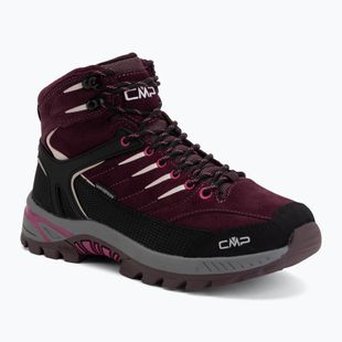 Vaikiški žygio batai CMP Rigel 2.0 Mid Waterproof black berry/amaranto