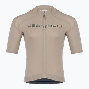 Vyriški dviračių marškinėliai Castelli Prologo Lite clay/ gunmetal gray