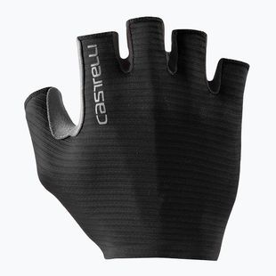 Vyriškos dviračių pirštinės Castelli Espresso light black