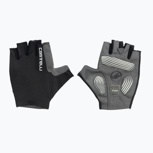 Moteriškos dviračių pirštinės Castelli Espresso light black