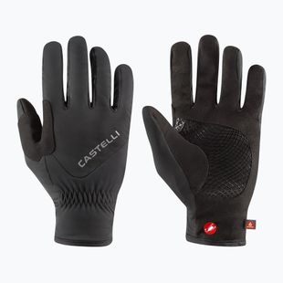 Vyriškos dviračių pirštinės Castelli Entrata Thermal 3 Glove black