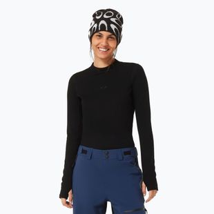 Moteriškas termoaktyvus džemperis Oakley Spruce Wool Base Layer blackout