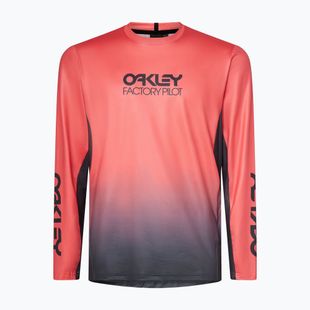 Vyriški dviračių marškinėliai ilgomis rankovėmis Oakley Maven Coast 2.0 gradient paloma/black
