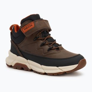Pauauglių batai Geox Flexyper Plus brown cotto / black