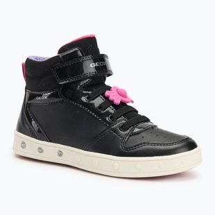 Vaikiški batai Geox Skylin black/fuchsia