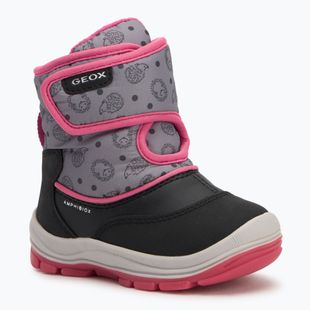 Vaikiški sniego batai Geox Flanfil ABX black / fuchsia