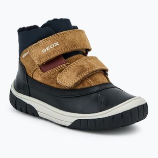 Vaikiški sniego batai Geox Omar black / curry
