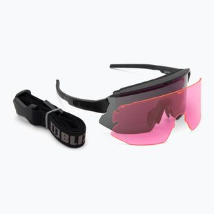 Akiniai nuo saulės Bliz Breeze Small matt black/ smoke/ pink