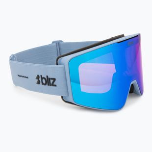 Slidinėjimo akiniai Bliz G001 matte blue/non violet/blue multi