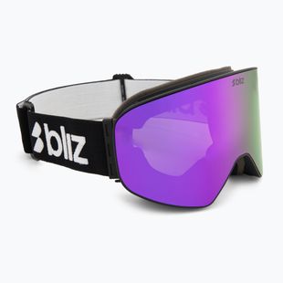 Slidinėjimo akiniai Bliz Flow matte black/brown/purple multi