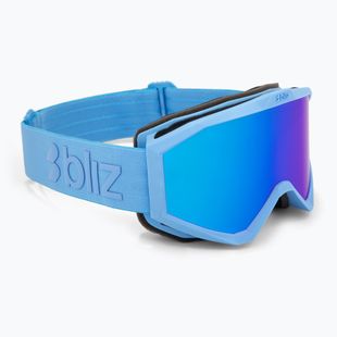 Slidinėjimo akiniai vaikams Bliz Liner Jr matte blue/brown/blue multi