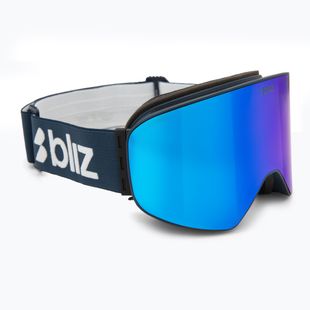 Slidinėjimo akiniai Bliz Flow matte blue/brown/blue multi