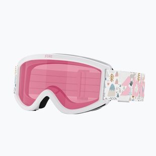 Vaikiški slidinėjimo akiniai Bliz Pixie Jr matte white/pink