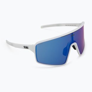 Akiniai nuo saulės Bliz P001S matte white/grey blue mirror