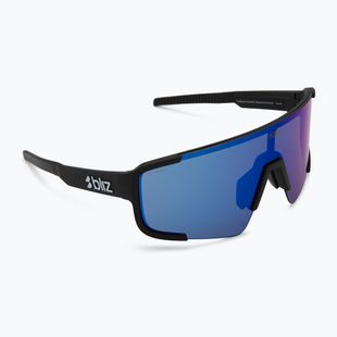 Akiniai nuo saulės Bliz P003 matte black/grey blue mirror