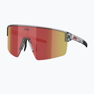 Akiniai nuo saulės Bliz P004 transparent dark grey/brown red multi