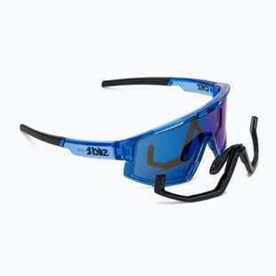 Saulės akiniai Bliz Fusion Small transparent blue/smoke blue multi