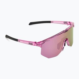 Saulės akiniai Bliz Hero Small transparent pink/brown rose multi