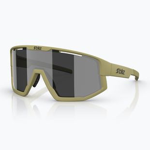 Akiniai nuo saulės Bliz Fusion matte amber green/smoke silver mirror