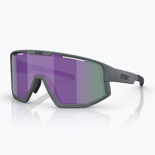 Akiniai nuo saulės Bliz Fusion Small matte grey/smoke purple multi