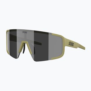 Akiniai nuo saulės Bliz P003 matte amber green/smoke silver mirror