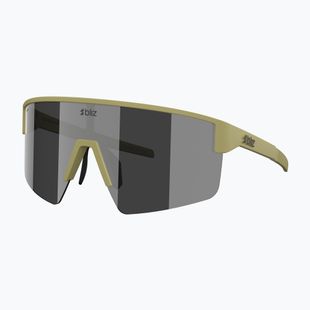Akiniai nuo saulės Bliz P004 matte amber green/smoke silver mirror