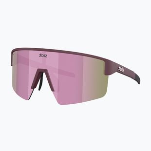 Akiniai nuo saulės Bliz P004 Small matte burgundy/brown rose multi