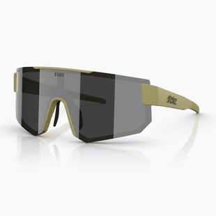 Akiniai nuo saulės Bliz P005 matte amber green/smoke silver mirror