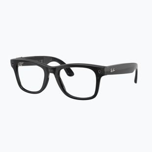 Akiniai su kamera Ray-Ban Meta Wayfarer transp. black/trs aquamarine