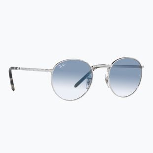 Akiniai nuo saulės Ray-Ban New Round silver/blue