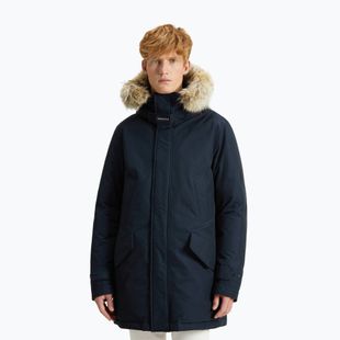 Vyriška striukė Woolrich Polar High Collar Fur melton blue