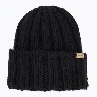 Moteriška žieminė kepurė Woolrich Chunky Beanie black