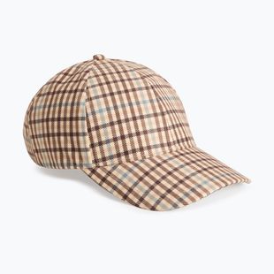 Moteriška kepuraitė su snapeliu Woolrich Check Baseball Cap beige check