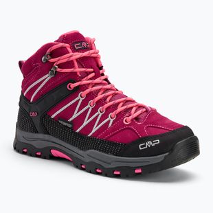 Jaunimo žygio batai CMP Rigel Mid berry / pink fluo