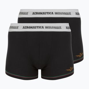 Bokserki Aeronautica Militare AM1UBX004 Trunk 2 pary black